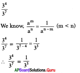 AP Board 7th Class Maths Solutions Chapter 8 Exponents and Powers InText Questions 18