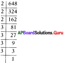 AP Board 7th Class Maths Solutions Chapter 8 ఘాతాంకాలు మరియు ఘాతాలు Ex 8.2 4