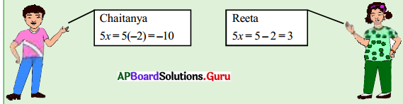 AP Board 7th Class Maths Solutions Chapter 9 Algebraic Expressions InText Questions 9