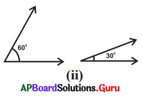 AP Board 7th Class Maths Solutions Chapter Chapter 4 Lines and Angles Ex 4.1 2