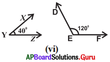 AP Board 7th Class Maths Solutions Chapter Chapter 4 Lines and Angles Ex 4.1 6