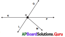 AP Board 7th Class Maths Solutions Chapter Chapter 4 Lines and Angles Ex 4.2 1