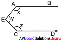 AP Board 7th Class Maths Solutions Chapter Chapter 4 Lines and Angles Ex 4.4 8