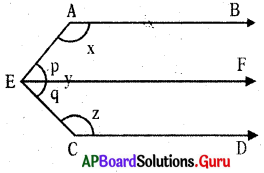 AP Board 7th Class Maths Solutions Chapter Chapter 4 Lines and Angles Ex 4.4 9