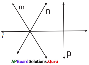 AP Board 7th Class Maths Solutions Chapter Chapter 4 Lines and Angles Review Exercise 2