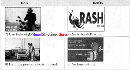 AP Board 7th Class Social Solutions 11th Lesson Road Safety Education 7