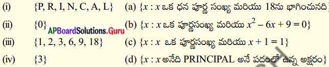 AP State Syllabus 10th Class Maths Solutions 2nd Lesson సమితులు InText Questions 2