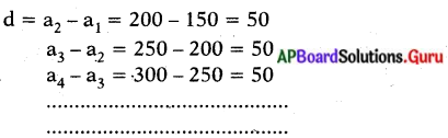 AP Board 10th Class Maths Solutions Chapter 6 శ్రేఢులు Exercise 6.1 ...