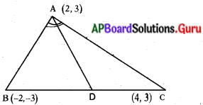 AP Board 10th Class Maths Solutions Chapter 7 నిరూపక రేఖాగణితం Optional Exercise 2