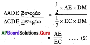 AP Board 10th Class Maths Solutions Chapter 8 సరూప త్రిభుజాలు InText ...
