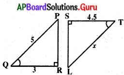 AP Board 10th Class Maths Solutions Chapter 8 సరూప త్రిభుజాలు InText ...