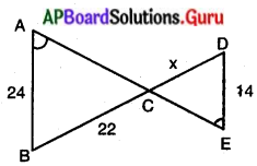 AP Board 10th Class Maths Solutions Chapter 8 సరూప త్రిభుజాలు InText ...
