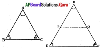 AP Board 10th Class Maths Solutions Chapter 8 సరూప త్రిభుజాలు InText ...