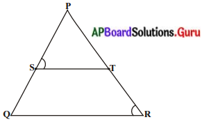 AP Board 10th Class Maths Solutions Chapter 8 సరూప త్రిభుజాలు Exercise 8.1 1