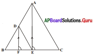 AP Board 10th Class Maths Solutions Chapter 8 సరూప త్రిభుజాలు Exercise 8.1 4