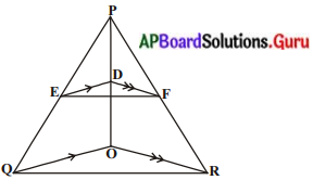 AP Board 10th Class Maths Solutions Chapter 8 సరూప త్రిభుజాలు Exercise 8.1 8