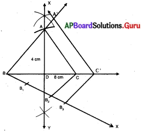 AP Board 10th Class Maths Solutions Chapter 8 సరూప త్రిభుజాలు Exercise 8.2 12