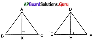AP Board 10th Class Maths Solutions Chapter 8 సరూప త్రిభుజాలు Exercise 8.2 9