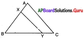 AP Board 10th Class Maths Solutions Chapter 8 సరూప త్రిభుజాలు Exercise 8.3 9
