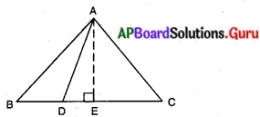 AP Board 10th Class Maths Solutions Chapter 8 సరూప త్రిభుజాలు Exercise 8.4 10