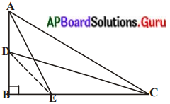 AP Board 10th Class Maths Solutions Chapter 8 సరూప త్రిభుజాలు Exercise 8.4 2