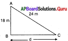 AP Board 10th Class Maths Solutions Chapter 8 సరూప త్రిభుజాలు Exercise 8.4 8