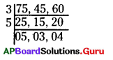 AP Board 6th Class Maths Solutions Chapter 3 గ.సా.కా - క.సా.గు Ex 3.6 5