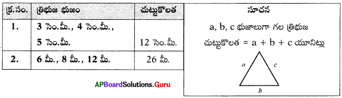 AP Board 7th Class Maths Solutions Chapter 11 సమతల పటాల వైశాల్యాలు Review Exercise 8