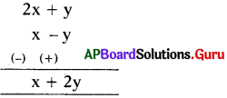 AP Board 7th Class Maths Solutions Chapter 9 బీజీయ సమాసాలు Ex 9.3 4