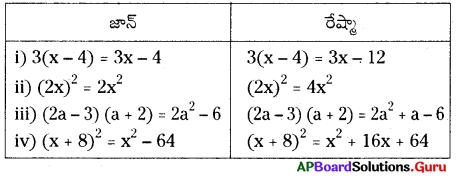 AP Board 8th Class Maths Solutions Chapter 12 కారణాంక విభజన InText Questions 4