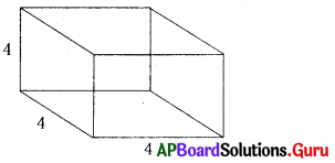 AP Board 8th Class Maths Solutions Chapter 14 ఉపరితల వైశాల్యము మరియు ఘనపరిమాణం (ఘనము-దీర్ఘఘనము) InText Questions 8
