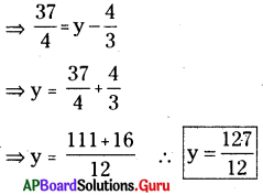AP Board 8th Class Maths Solutions Chapter 2 ఏకచరరాశిలో రేఖీయ సమీకరణాలు Ex 2.5 4