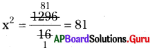 AP Board 8th Class Maths Solutions Chapter 6 వర్గమూలాలు, ఘనమూలాలు Ex 6.2 5