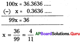 AP Board 9th Class Maths Solutions Chapter 1 వాస్తవ సంఖ్యలు Ex 1.1 11