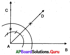 AP Board 9th Class Maths Solutions Chapter 13 జ్యామితీయ నిర్మాణాలు Ex 13.1 2