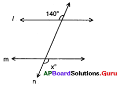AP 9th Class Maths Bits 4th Lesson సరళ రేఖలు మరియు కోణములు 5