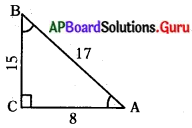AP Board 10th Class Maths Solutions Chapter 11 త్రికోణమితి InText Questions 17