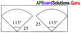 AP Board 10th Class Maths Solutions Chapter 9 వృత్తాలకు స్పర్శరేఖలు మరియు ఛేదనరేఖలు Exercise 9.3 3
