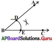AP Board 9th Class Maths Solutions Chapter 13 జ్యామితీయ నిర్మాణాలు InText Questions 10