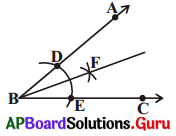 AP Board 9th Class Maths Solutions Chapter 13 జ్యామితీయ నిర్మాణాలు InText Questions 11