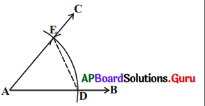 AP Board 9th Class Maths Solutions Chapter 13 జ్యామితీయ నిర్మాణాలు InText Questions 15