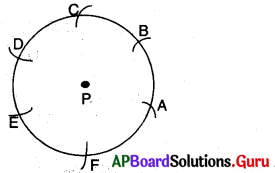 AP Board 9th Class Maths Solutions Chapter 13 జ్యామితీయ నిర్మాణాలు InText Questions 2