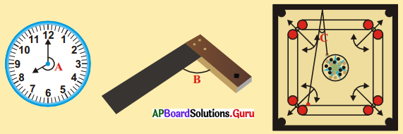 AP Board 9th Class Maths Solutions Chapter 4 సరళ రేఖలు మరియు కోణములు Ex 4.1 2