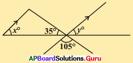 AP Board 9th Class Maths Solutions Chapter 4 సరళ రేఖలు మరియు కోణములు Ex 4.3 12