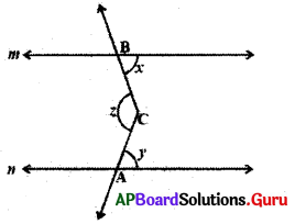 AP Board 9th Class Maths Solutions Chapter 4 సరళ రేఖలు మరియు కోణములు Ex 4.3 7