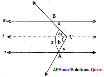 AP Board 9th Class Maths Solutions Chapter 4 సరళ రేఖలు మరియు కోణములు Ex 4.3 8