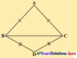 AP Board 9th Class Maths Solutions Chapter 7 త్రిభుజాలు Ex 7.2 5