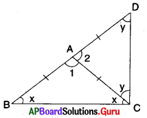 AP Board 9th Class Maths Solutions Chapter 7 త్రిభుజాలు Ex 7.3 6