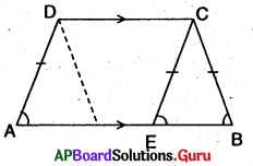 AP Board 9th Class Maths Solutions Chapter 8 చతుర్భుజాలు Ex 8.1 4