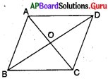 AP 9th Class Maths Bits 8th Lesson చతుర్భుజాలు 9